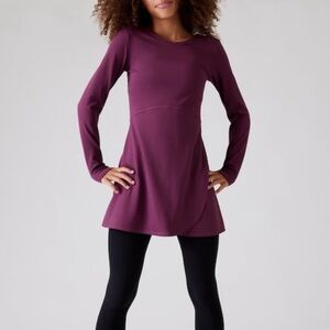 Maroon Athleta Girl Chit Chat Dress